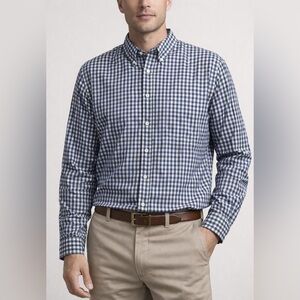 Pendleton Bridgeport Button Down Shirt Blue Green Gingham‎ Mens XL